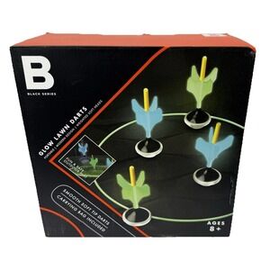 NEW Unopened Glow in The Dark Outdoor Lawn Dart Set Black Series